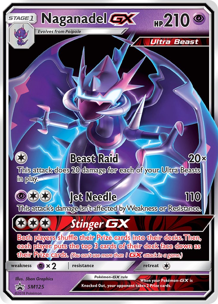 Naganadel GX (SM125) [Sun & Moon: Black Star Promos] | Good Games Cannington