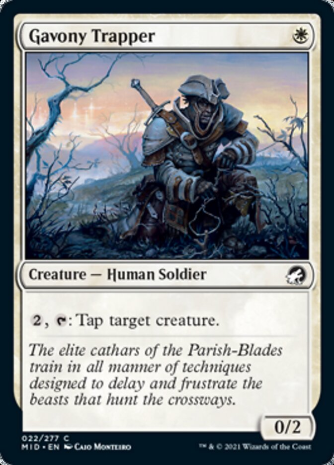 Gavony Trapper [Innistrad: Midnight Hunt] | Good Games Cannington