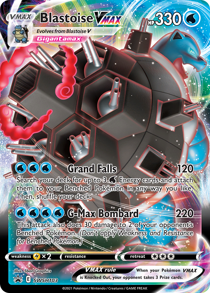 Blastoise VMAX (SWSH103) (Oversized) [Jumbo Cards] | Good Games Cannington