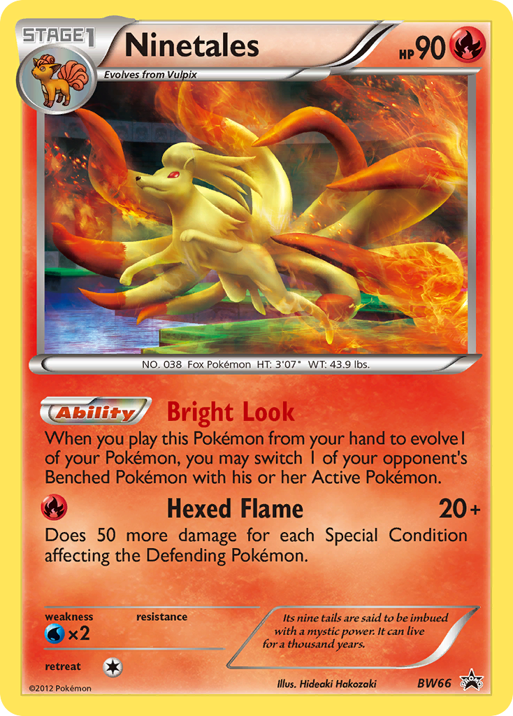 Ninetales (BW66) [Black & White: Black Star Promos] | Good Games Cannington