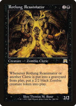 Rotlung Reanimator [Onslaught] | Good Games Cannington
