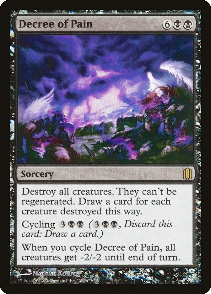 Decree of Pain [Commander's Arsenal] | Good Games Cannington
