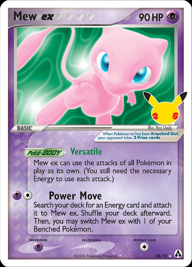 Mew ex (88/92) [Celebrations: 25th Anniversary - Classic Collection] | Good Games Cannington