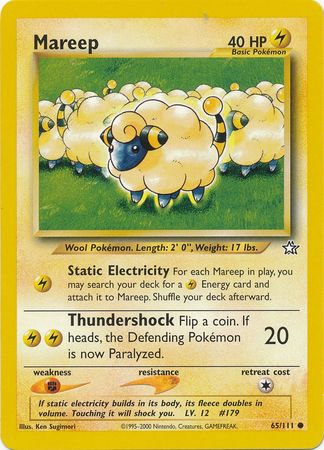 Mareep (65/111) [Neo Genesis Unlimited] | Good Games Cannington