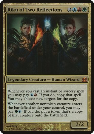 Riku of Two Reflections (Oversized) [Commander 2011 Oversized] | Good Games Cannington