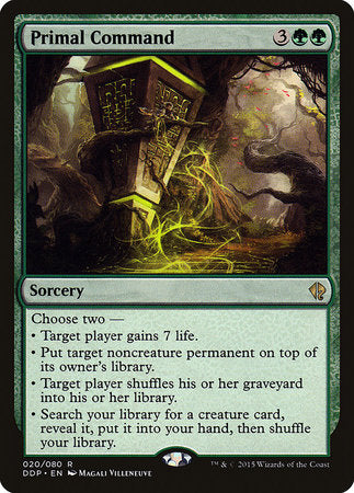 Primal Command [Duel Decks: Zendikar vs. Eldrazi] | Good Games Cannington