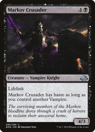 Markov Crusader [Eldritch Moon] | Good Games Cannington