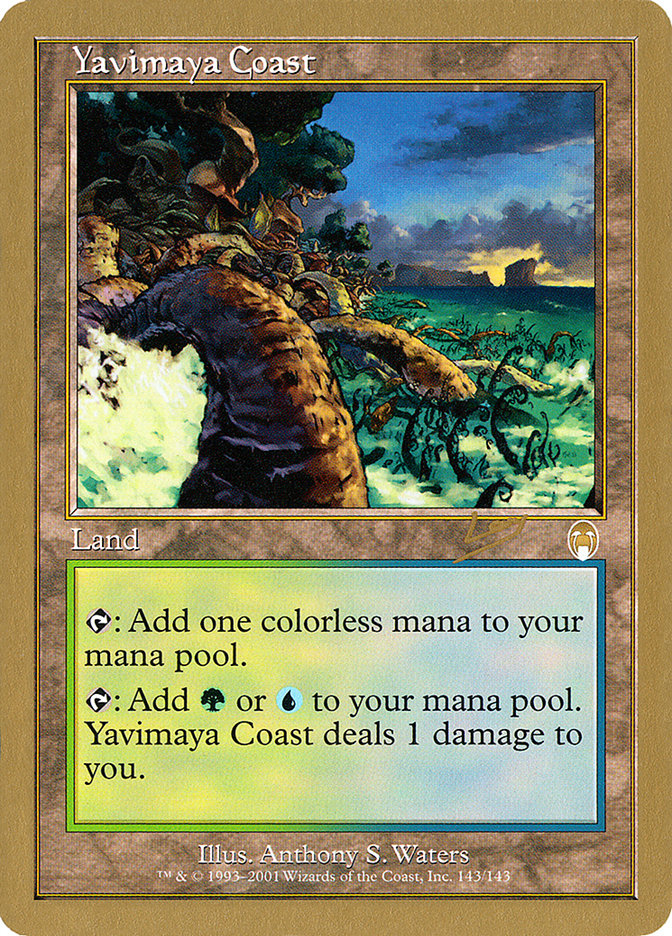 Yavimaya Coast (Raphael Levy) [World Championship Decks 2002] | Good Games Cannington