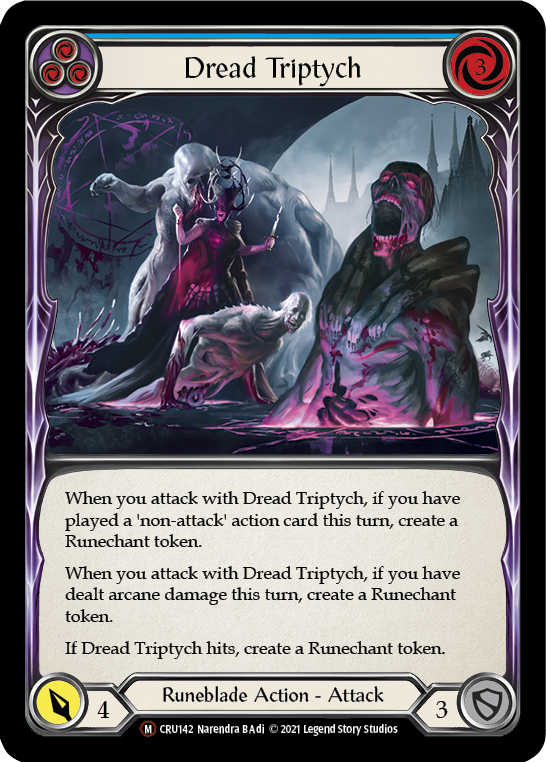 Dread Triptych [U-CRU142] Unlimited Normal | Good Games Cannington