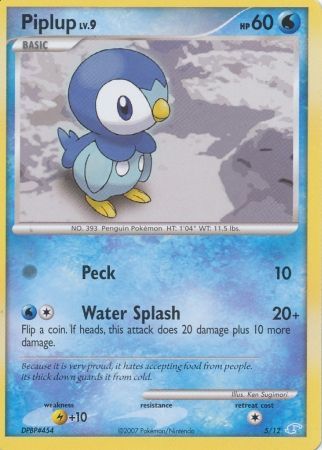 Piplup (5/12) [Diamond & Pearl: Trainer Kit - Manaphy] | Good Games Cannington