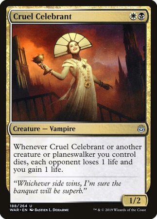 Cruel Celebrant [War of the Spark] | Good Games Cannington