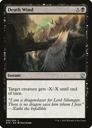 Death Wind [Dragons of Tarkir] | Good Games Cannington