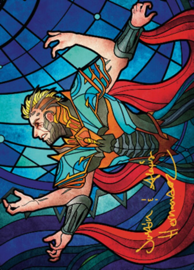 Ertai Resurrected Art Card 2 (Gold-Stamped Signature) [Dominaria United Art Series] | Good Games Cannington
