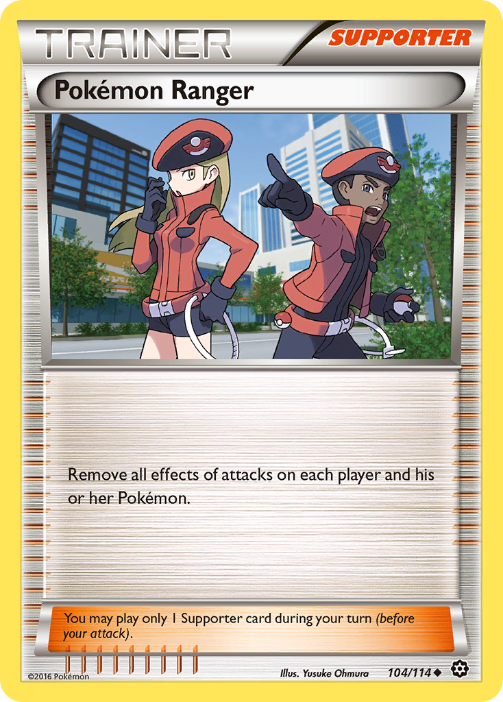 Pokemon Ranger (104/114) [XY: Steam Siege] | Good Games Cannington