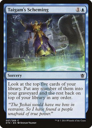 Taigam's Scheming [Khans of Tarkir] | Good Games Cannington