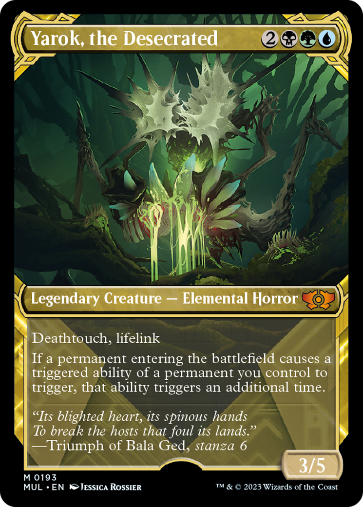 Yarok, the Desecrated (Halo Foil) [Multiverse Legends] | Good Games Cannington