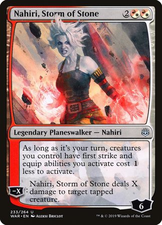 Nahiri, Storm of Stone [War of the Spark] | Good Games Cannington