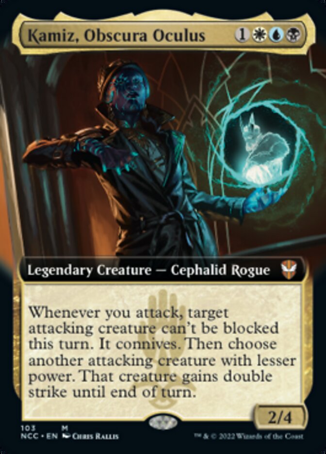 Kamiz, Obscura Oculus (Extended Art) [Streets of New Capenna Commander] | Good Games Cannington