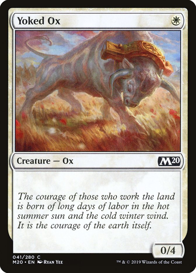 Yoked Ox [Core Set 2020] | Good Games Cannington