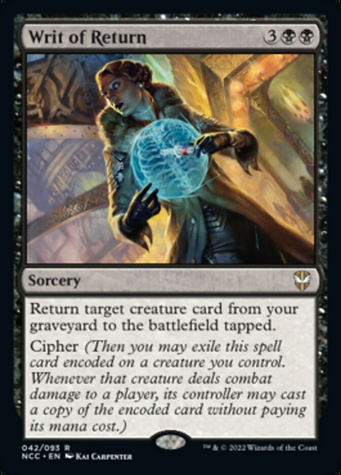 Writ of Return [Streets of New Capenna Commander] | Good Games Cannington