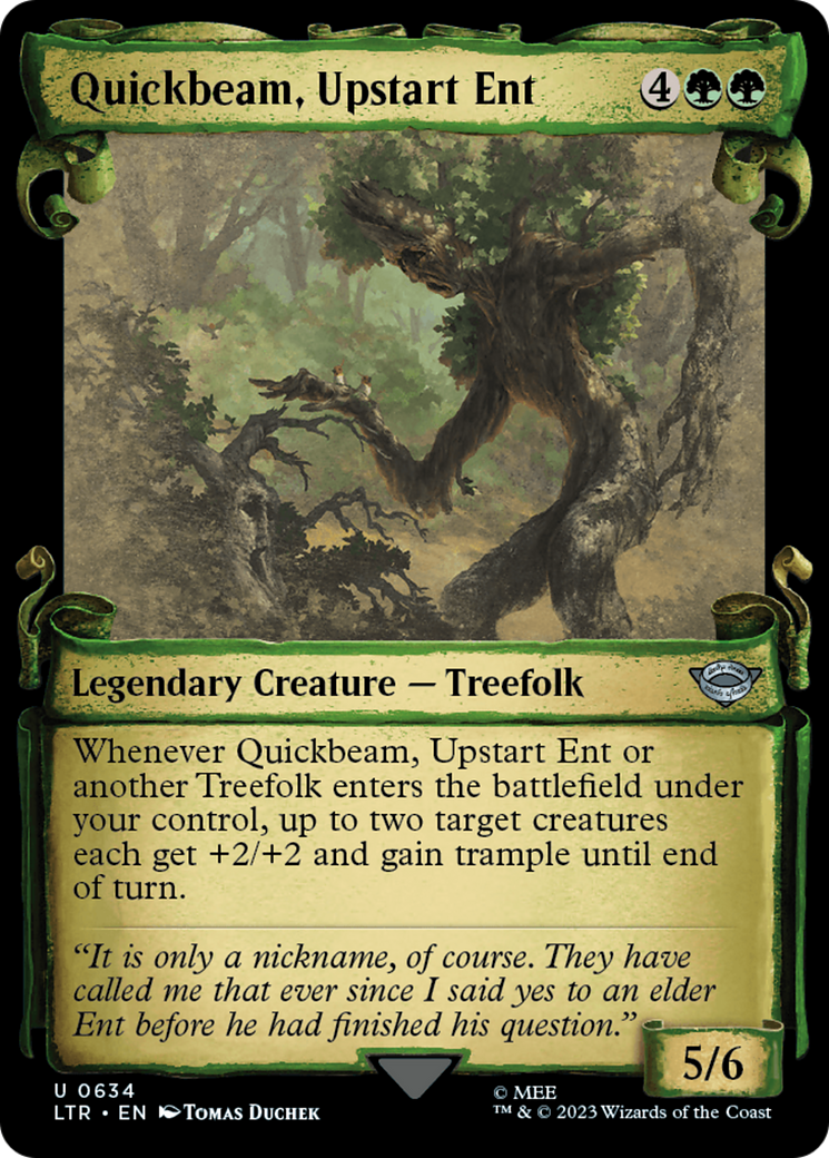 Quickbeam, Upstart Ent [The Lord of the Rings: Tales of Middle-Earth Showcase Scrolls] | Good Games Cannington