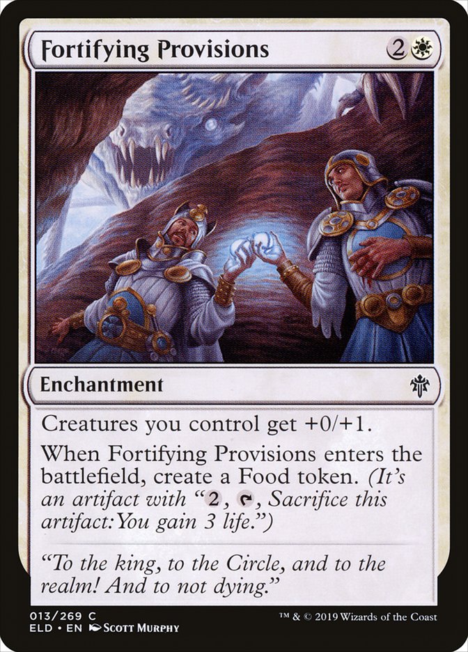 Fortifying Provisions [Throne of Eldraine] | Good Games Cannington