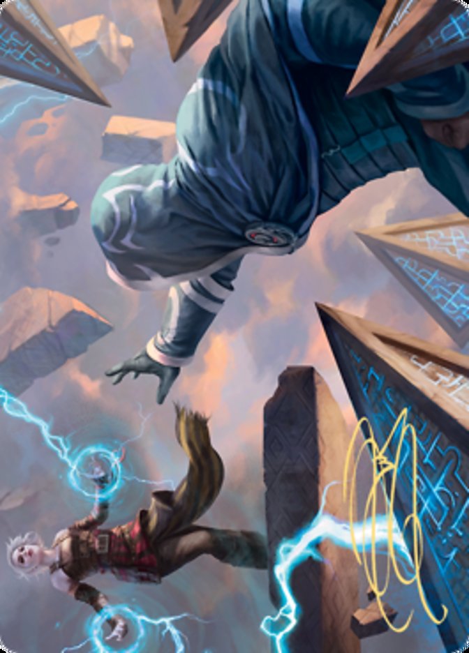 Nahiri's Binding // Nahiri's Binding Art Card [Zendikar Rising Art Series] | Good Games Cannington