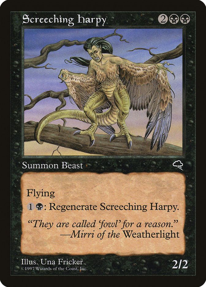 Screeching Harpy [Tempest] | Good Games Cannington