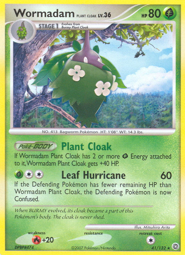 Wormadam Plant Cloak (41/132) [Diamond & Pearl: Secret Wonders] | Good Games Cannington