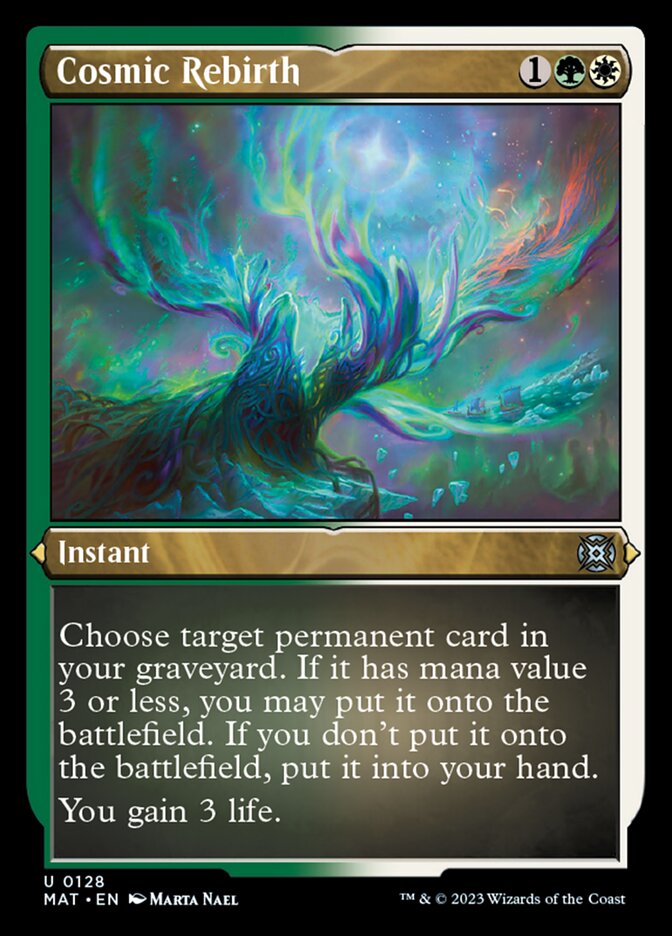 Cosmic Rebirth (Foil Etched) [March of the Machine: The Aftermath] | Good Games Cannington