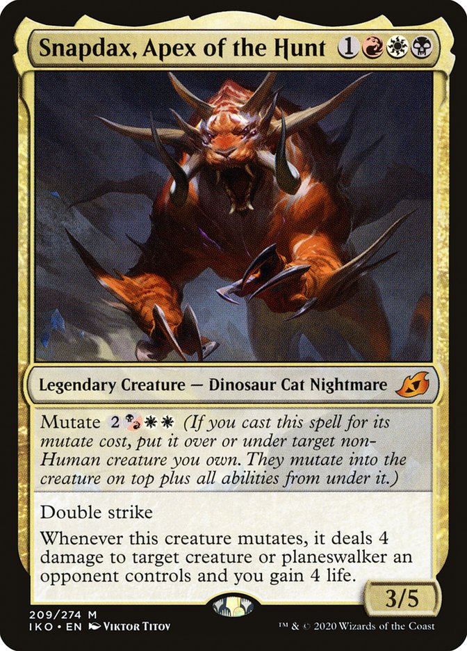 Snapdax, Apex of the Hunt [Ikoria: Lair of Behemoths] | Good Games Cannington