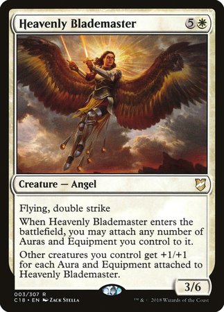 Heavenly Blademaster [Commander 2018] | Good Games Cannington