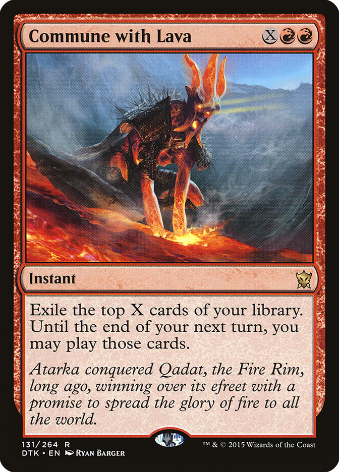 Commune with Lava [Dragons of Tarkir] | Good Games Cannington