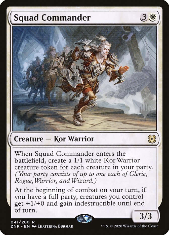 Squad Commander (Promo Pack) [Zendikar Rising Promos] | Good Games Cannington
