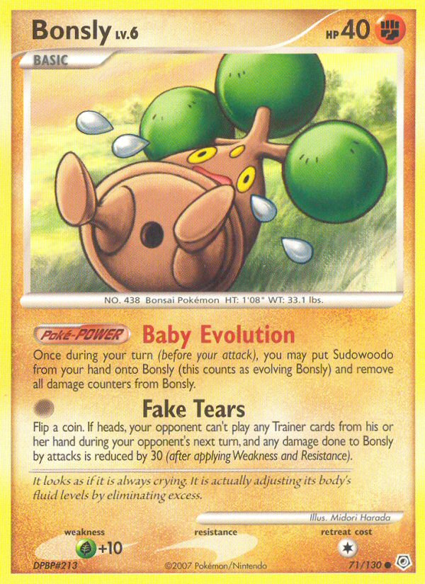 Bonsly (71/130) [Diamond & Pearl: Base Set] | Good Games Cannington