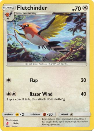 Fletchinder (13/30) [Sun & Moon: Trainer Kit - Lycanroc] | Good Games Cannington