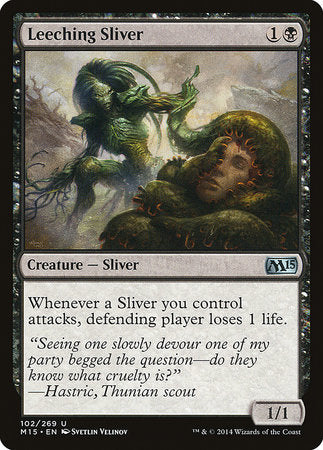 Leeching Sliver [Magic 2015] | Good Games Cannington