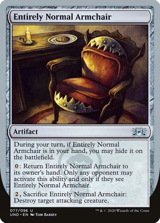 Entirely Normal Armchair [Unsanctioned] | Good Games Cannington