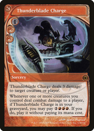 Thunderblade Charge [Future Sight] | Good Games Cannington