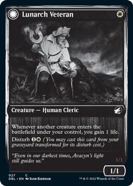 Lunarch Veteran // Luminous Phantom [Innistrad: Double Feature] | Good Games Cannington