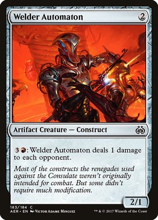 Welder Automaton [Aether Revolt] | Good Games Cannington