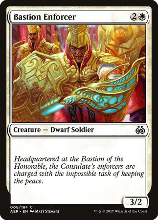 Bastion Enforcer [Aether Revolt] | Good Games Cannington