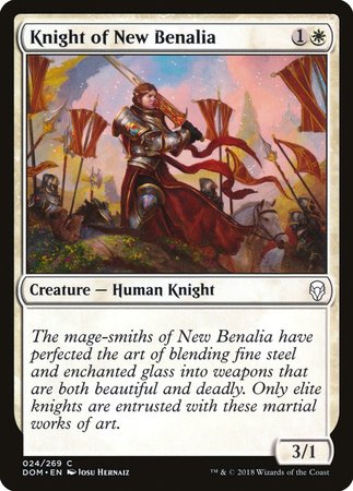 Knight of New Benalia [Dominaria] | Good Games Cannington