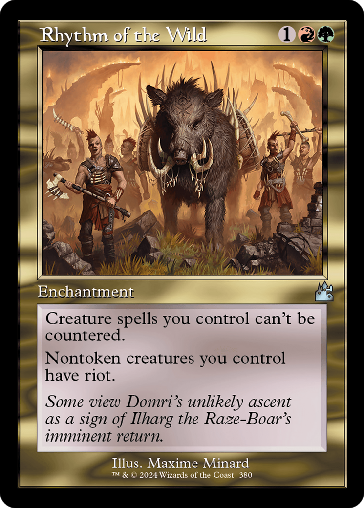 Rhythm of the Wild (Retro Frame) [Ravnica Remastered] | Good Games Cannington
