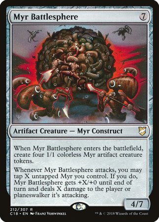 Myr Battlesphere [Commander 2018] | Good Games Cannington