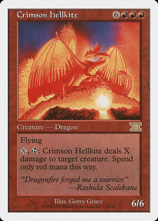 Crimson Hellkite [Classic Sixth Edition] | Good Games Cannington