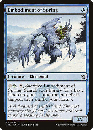 Embodiment of Spring [Khans of Tarkir] | Good Games Cannington