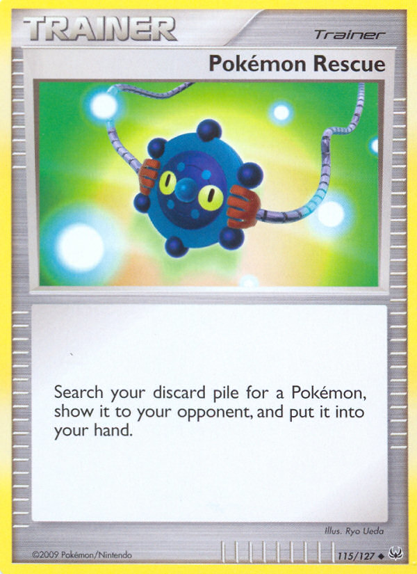 Pokemon Rescue (115/127) [Platinum: Base Set] | Good Games Cannington