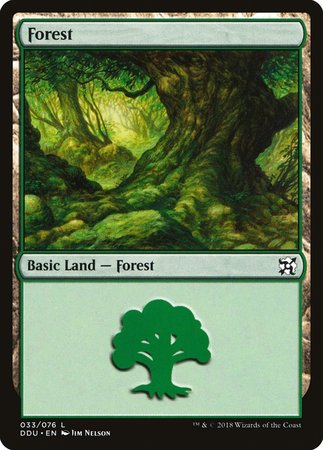 Forest (33) [Duel Decks: Elves vs. Inventors] | Good Games Cannington