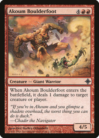 Akoum Boulderfoot [Rise of the Eldrazi] | Good Games Cannington